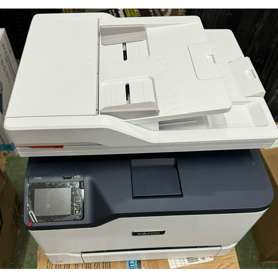 Multifunción Xerox C235DNI Láser Color WiFi Dúplex *Cristal roto del escaner*