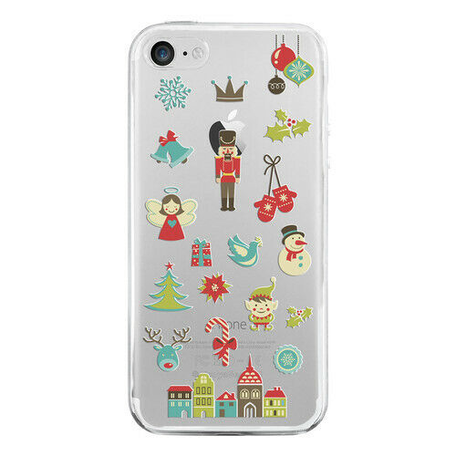 Funda Muvit Life Cristal Soft para Apple iPhone 8/7 Edición Navidad Cascanueces