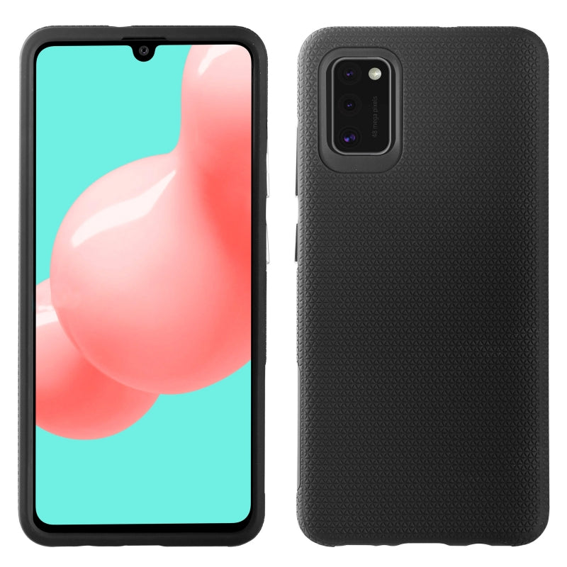Funda Muvit Tiger Triangle para Samsung Galaxy A51 shockproof 1,2m negra.