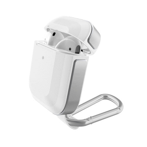 Estuche X-Doria Defense Trek para Air pods 1 y 2 blanco