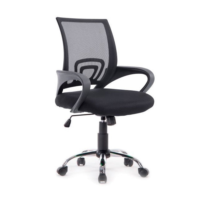 Silla Oficina Equip Respaldo Malla Negro