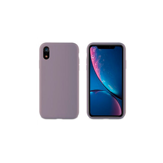 Funda Muvit Life Liquid para Apple Iphone XR Gris Lavanda