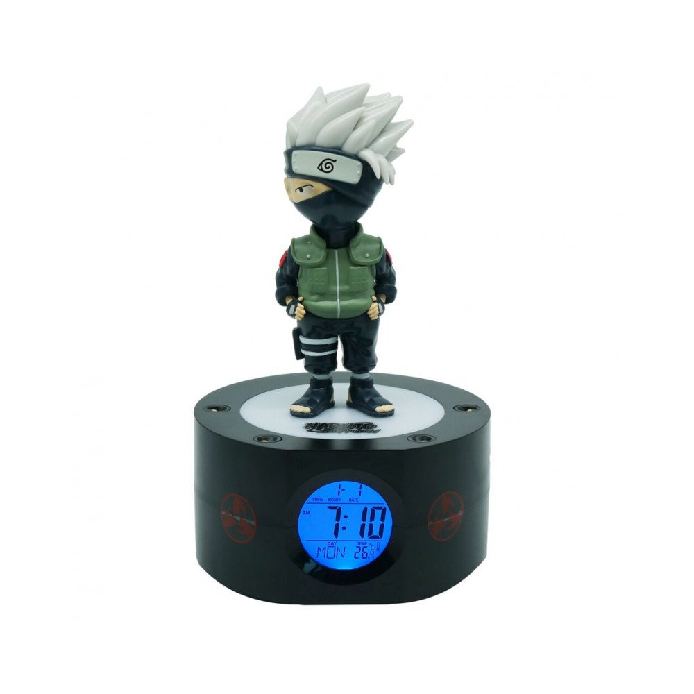 Despertador Teknofun Figura Naruto Shippuden Kakashi Luminoso
