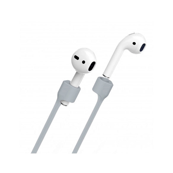 Puro colgante silicona Apple Air pods gris claro