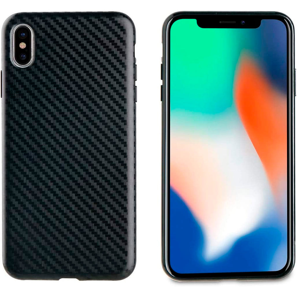 Funda Muvit Cristal Soft para Apple iPhone XS Max Negro