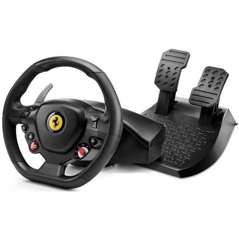 Volante Thrustmaster T80 RW Ferrari 488 GTB PC/PS4 con pedales Usado