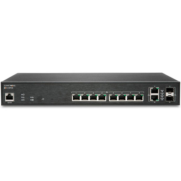 Switch de seguridad de red SonicWall SWS12-10FPOE 02-SSC-2464