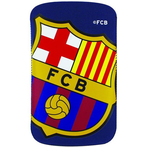 Funda Universal Bagmovil Nabuk Slim XL oficial F.C.Barcelona color azul.