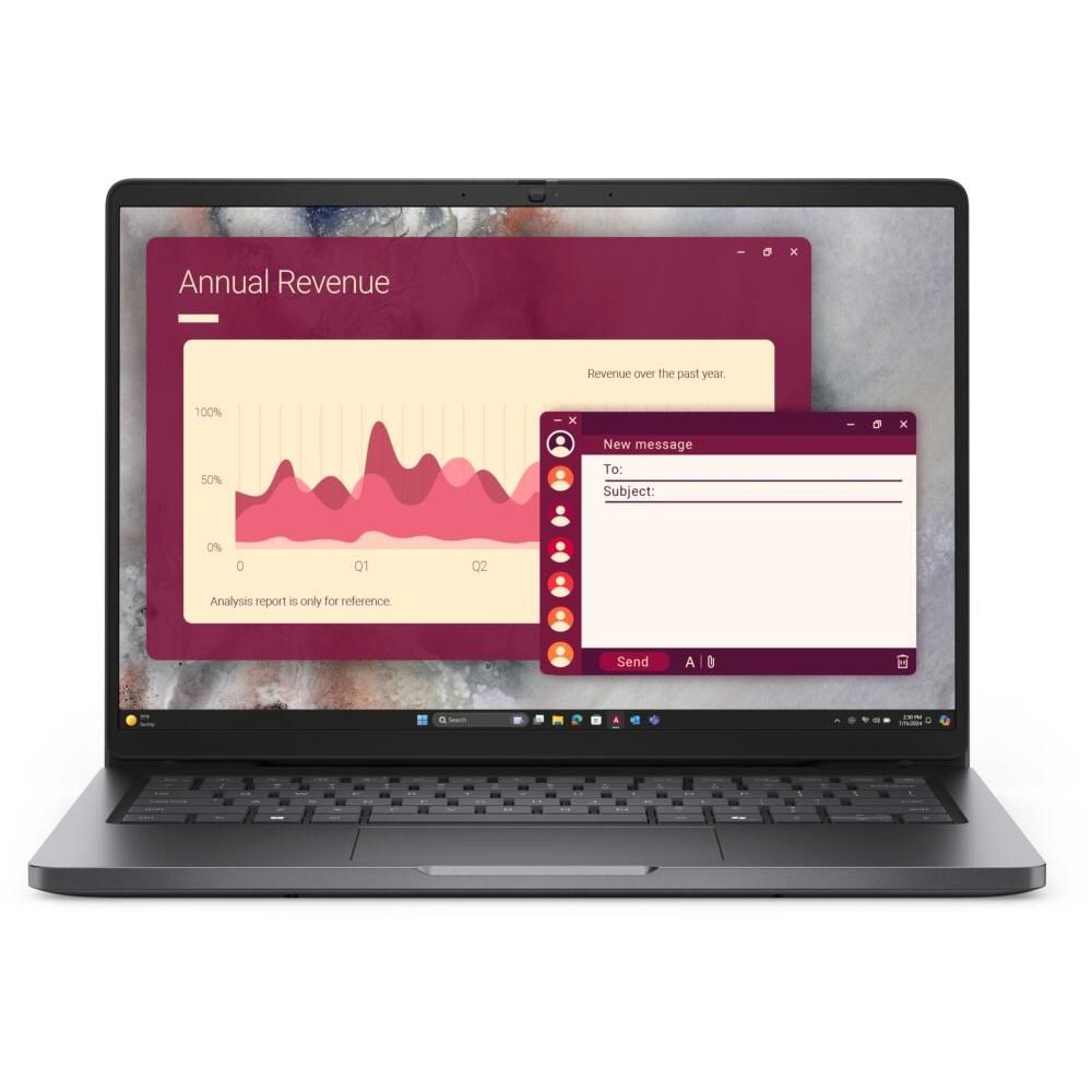Portátil Dell Pro PC14250 Intel Core Ultra 7 255U 14″ Full HD 16GB/512GB Usado
