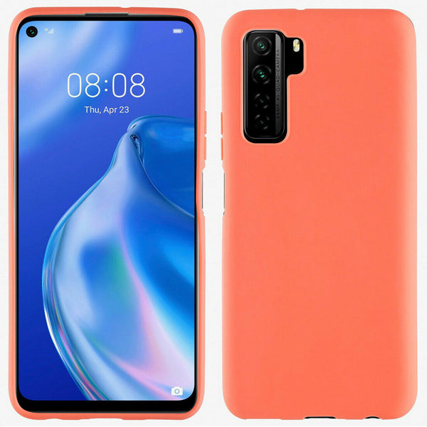 Funda Muvit for Change para Huawei P40 Lite 5G recycletek color cranberry.