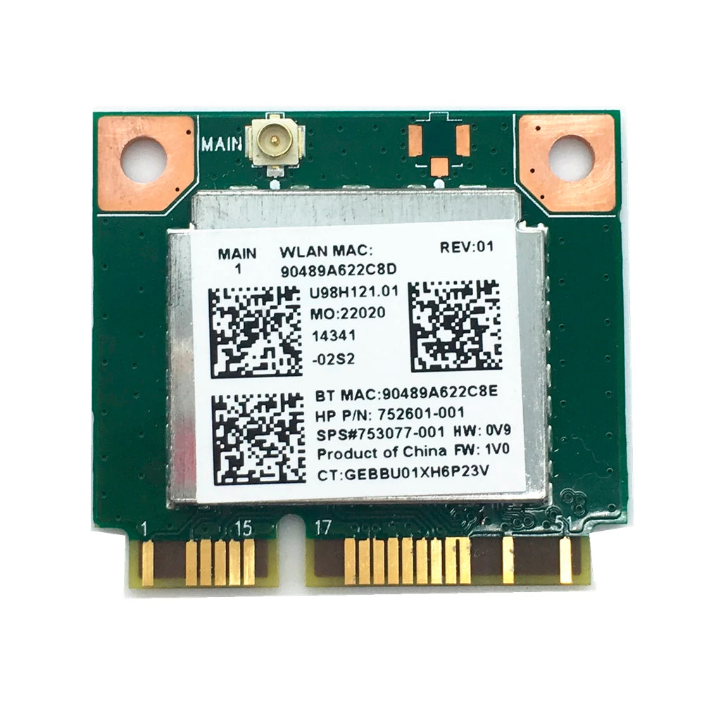 Tarjeta de red inalámbrica Realtek RT8723BE Combo Bluetooth 4.0