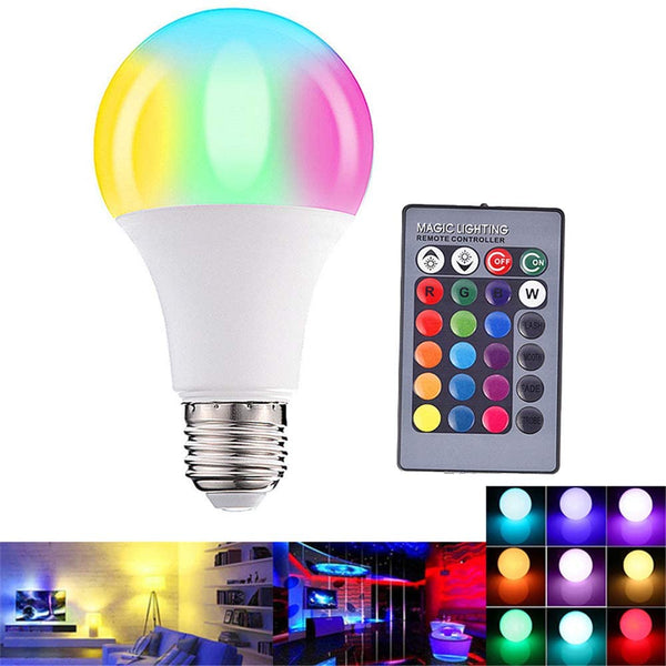 Bombilla LED RGB HuntGold 3W E27 16 colores