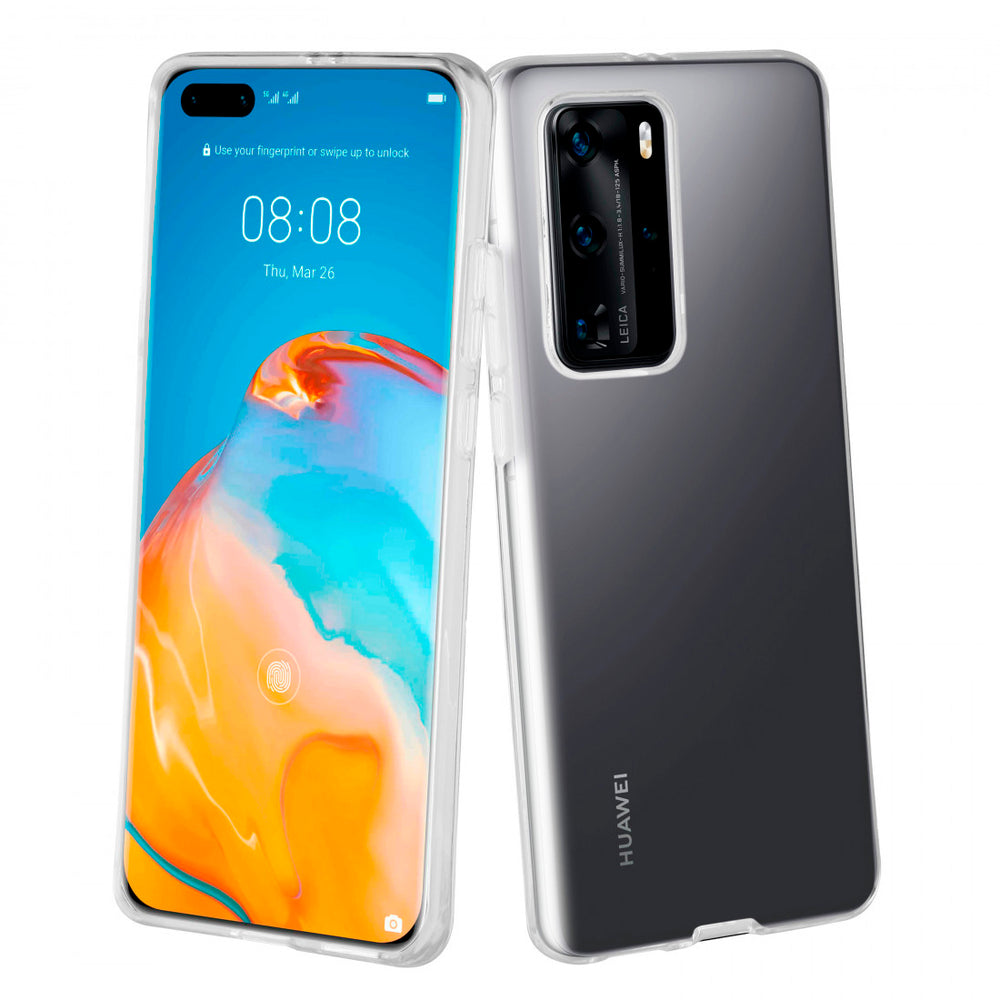Funda Muvit for Change recycletek para Huawei P40 Pro transparente