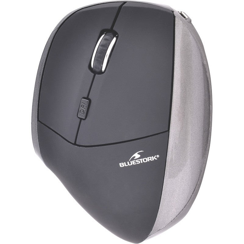 Ratón Bluestork M-WL-ERGO-BK Inalámbrico 1200 DPI Negro Usado