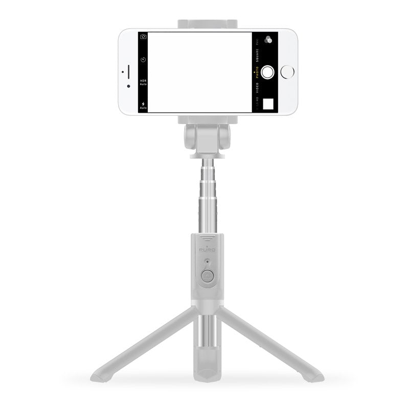 Selfie Monopod y trípode Puro Smart Stick con Bluetooth Remote Control Gris