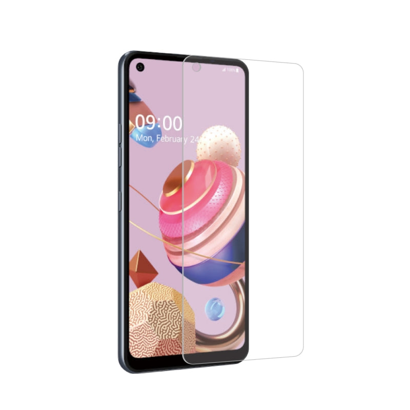 Muvit for change protector pantalla para LG K51S vidrio templado plano.