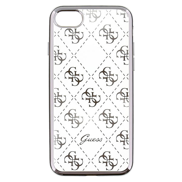 Funda Guess Signature para Apple iPhone 7 color plata