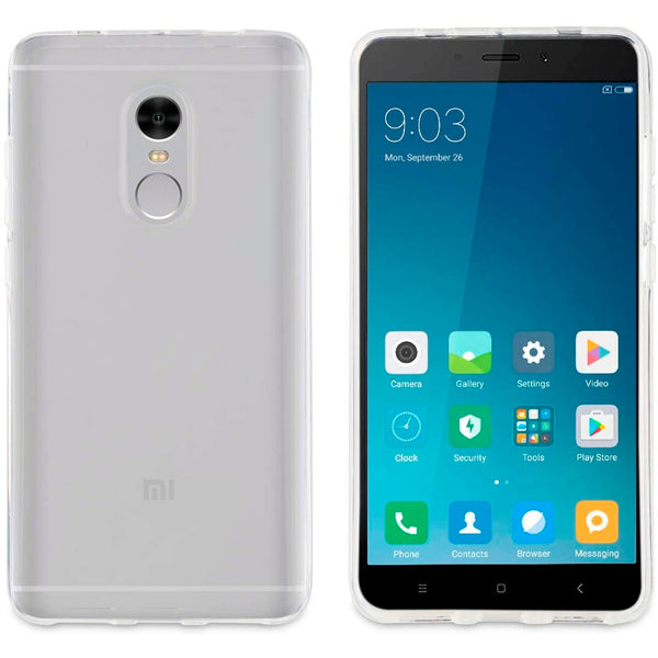 Funda Muvit Crystal Soft para Xiaomi Redmi Note 4 transparente.