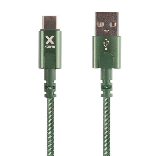 Cable XTorm USB-A a USB-C 2.0 1m Verde