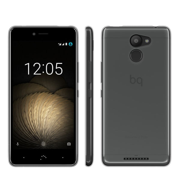 Carcasa original BQ para BQ Aquaris U Plus Slim Transparente
