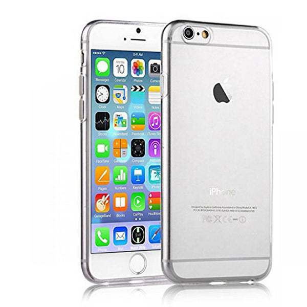 Pack 10 Fundas 100% Gel silicona transparente para Apple Iphone 6.
