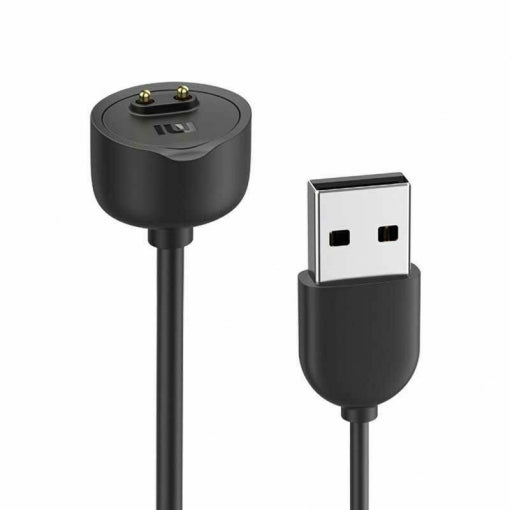 Cargador para Xiaomi Mi Smart Band 5/Band 6 Cable Negro x 2 *Lote de 2 unidades*
