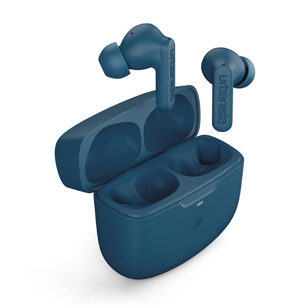 Auriculares Urbanista Atlanta True Wireless Multipunto Azul Acero