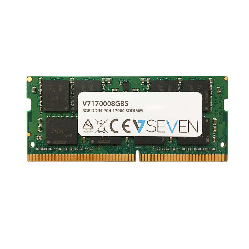 Módulo de memoria RAM V7 V7170008GBS 8GB DDR4 PC4-17000 – 2133MHZ 1.2V SODIMM