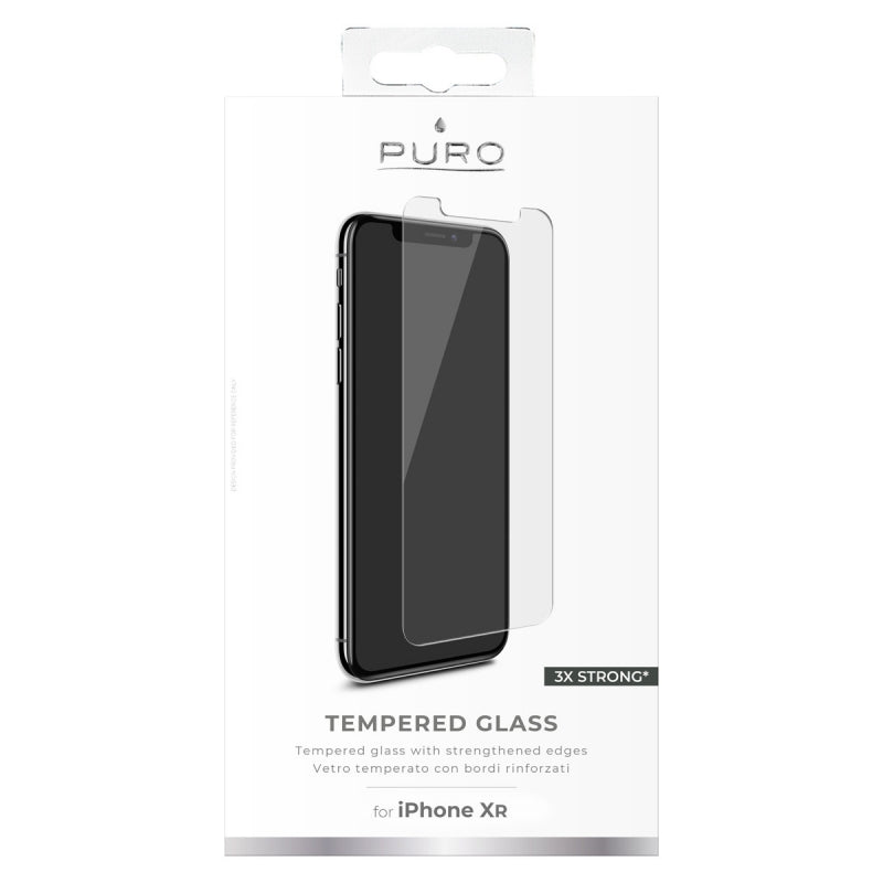 Protector de pantalla Puro para Apple iPhone XR vidrio templado.