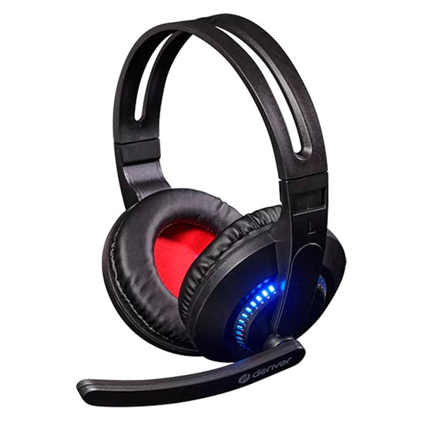 Auriculares con Micrófono Denver Electronics GHS-101/RE Negro