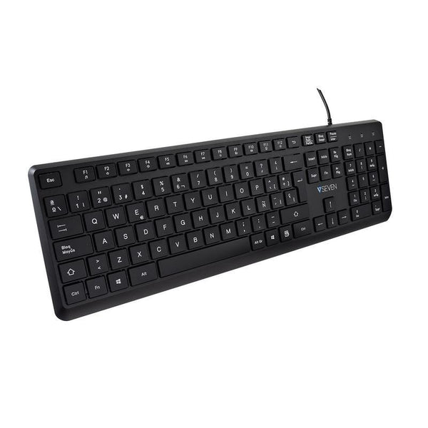 Teclado V7 KU350ES USB Pro en español
