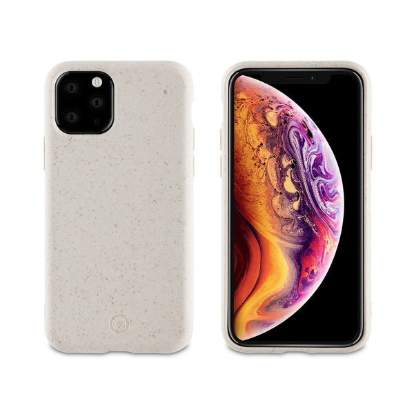 Carcasa Muvit for change Apple iPhone 11 Pro bambootek coton color blanco.