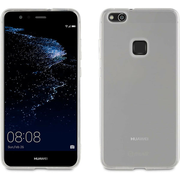 Pack Muvit Huawei P10 Lite funda Cristal Soft transparente+protector pantalla.