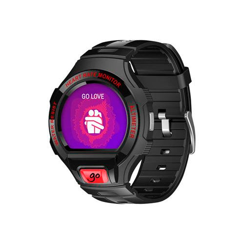 Alcatel Onetouch Go Watch Smartwatch negro/rojo Usado **Sin embalaje original**