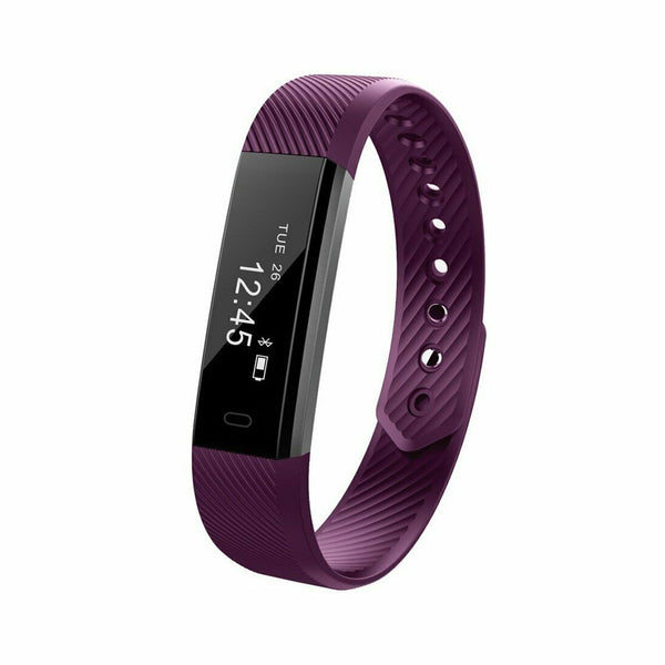 Pulsera Deportiva con Monitor de Ritmo Cardiaco Muvit iO KeepFit HR Lila