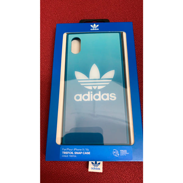 Carcasa Adidas Originals Trefoil Snap para Apple iPhone X/Xs Azul.