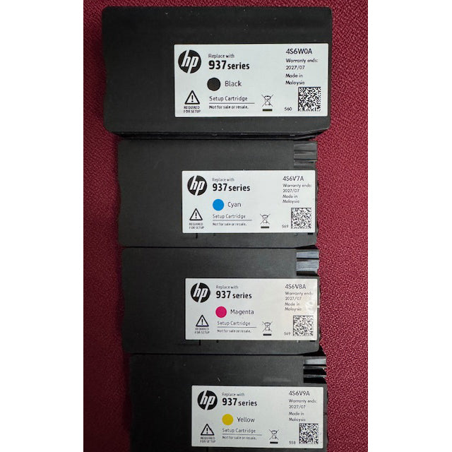 Pack de 4 cartuchos SETUP HP 937 CMYK