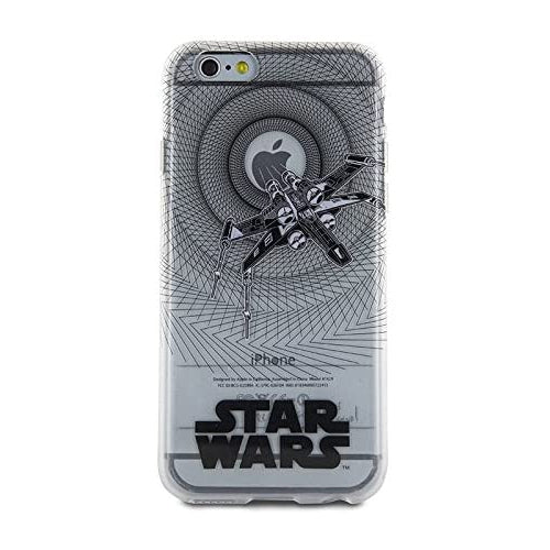 Funda Disney DISSW0007 Star Wars para Apple iPhone 6/6S gris plata.
