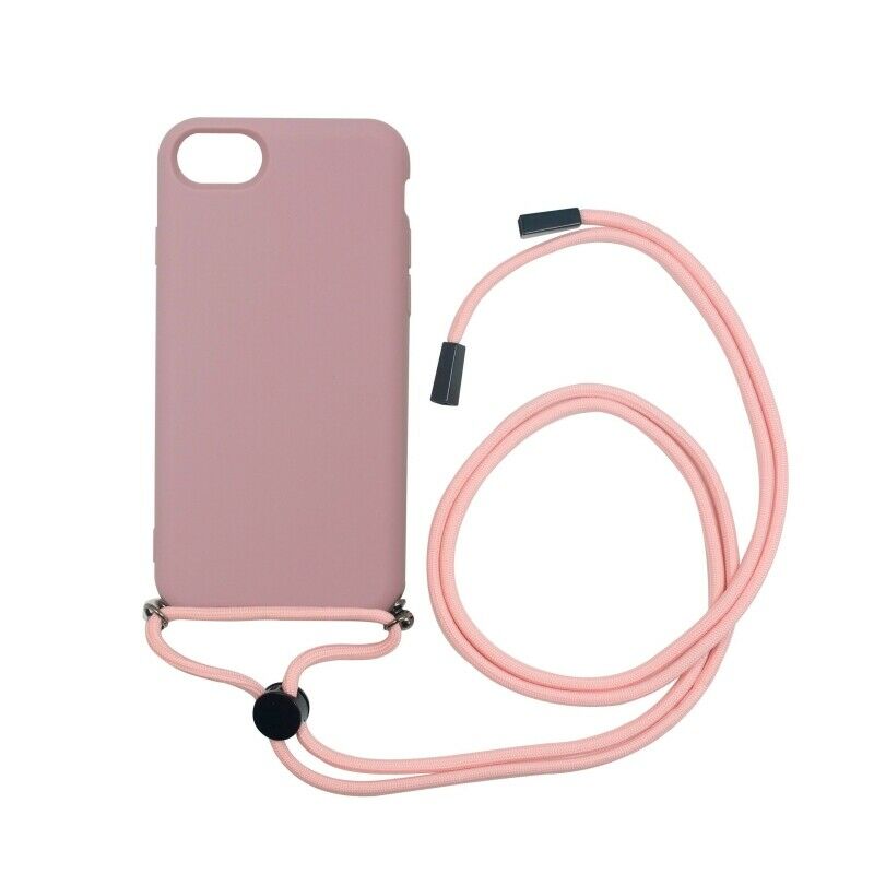 Funda Muvit Life para Apple iPhone SE/8/7 con colgante pink candy (NUEVO)