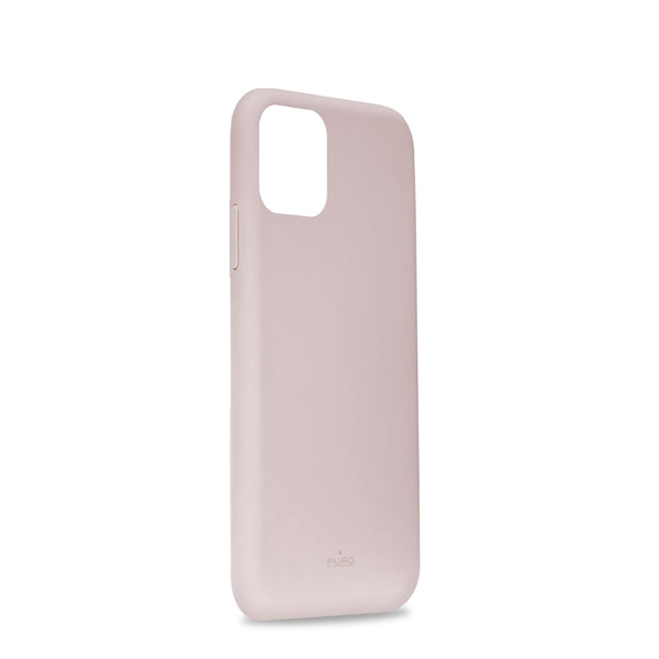 Funda Puro silicona con microfibra para Apple iPhone 11 Pro rosa
