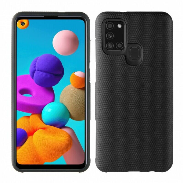 Funda Muvit Tiger Triangle para Samsung Galaxy A21S shockproof 1,2m negra(NUEVO)