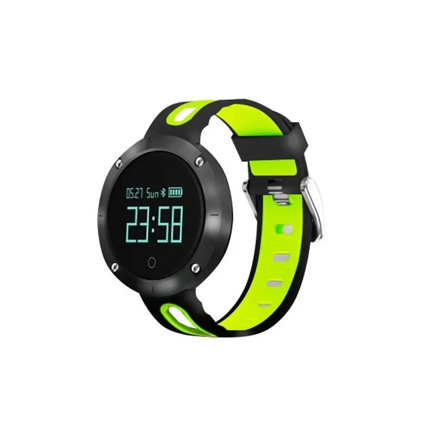Reloj Deportivo Billow XS30GP Negro y Verde OLED Digital