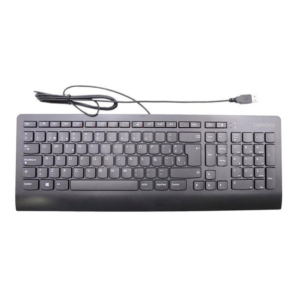 Lenovo Keyboard Slim USB Español (ñ) Negro