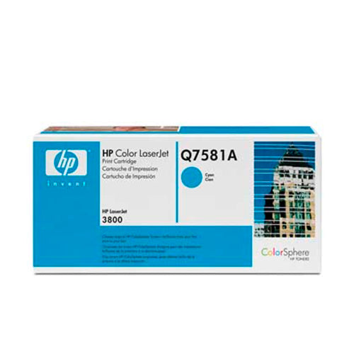 Tóner Original HP Laserjet 503A Q7581A color cian 6.000 pág. para HP 3800