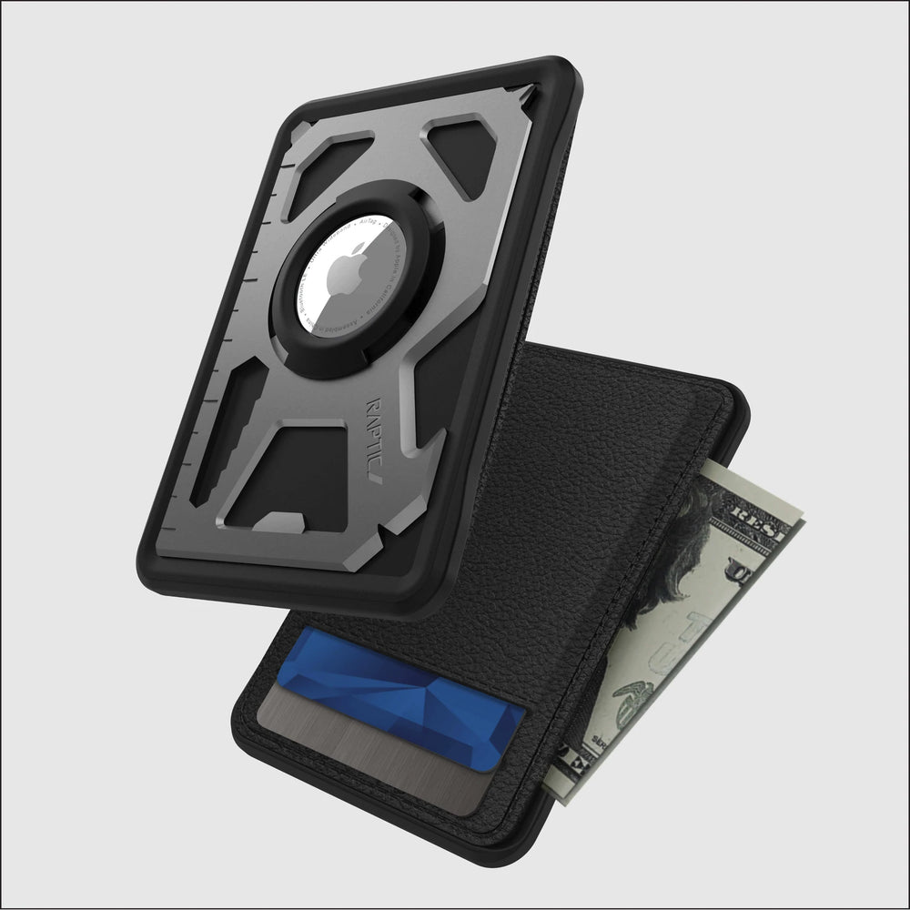Cartera Raptic con soporte Apple AirTag de seguridad