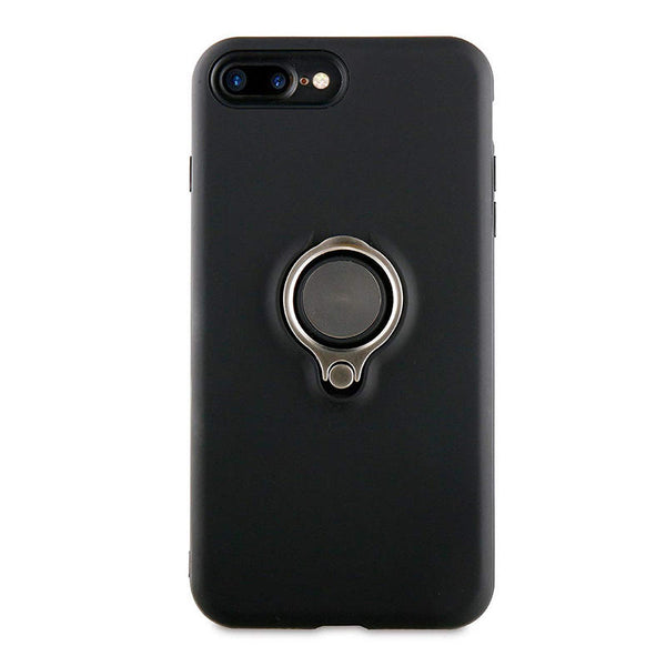 Carcasa Muvit Ring Magnética Negra para Apple iPhone 8 Plus/7 Plus.