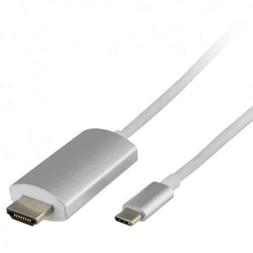 Cable Adaptador Ksix BXCHDMIC HDMI USB Tipo C 3.1 a HDMI Macho Full HD.