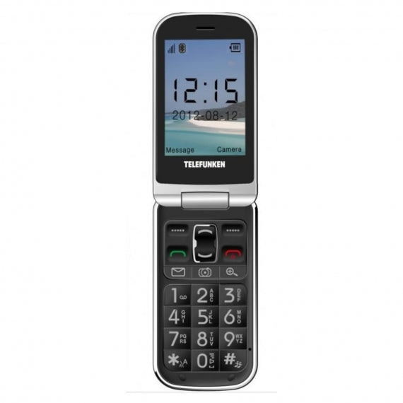 Teléfono Móvil Telefunken TM200 Teclas grandes negro