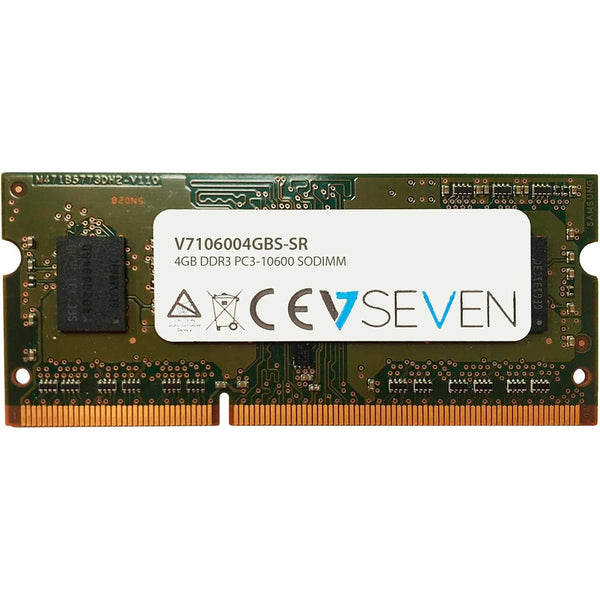 Módulo de memoria RAM V7 V7106004GBS 4GB DDR3 PC3-10600 – 1333mhz 1.5V SO DIMM