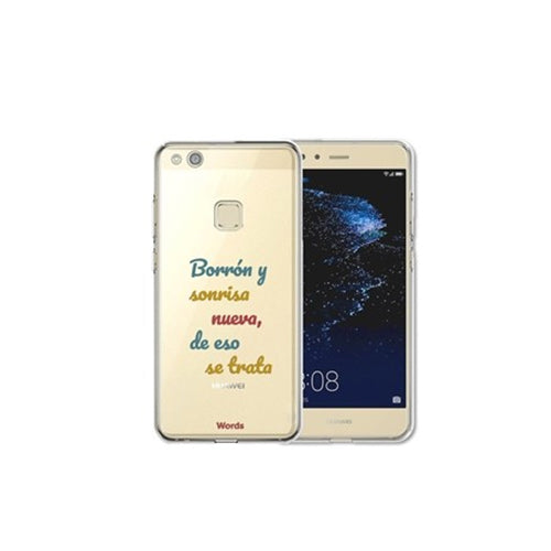 Funda transparente Words WOCT059 Borrón para Huawei P10.